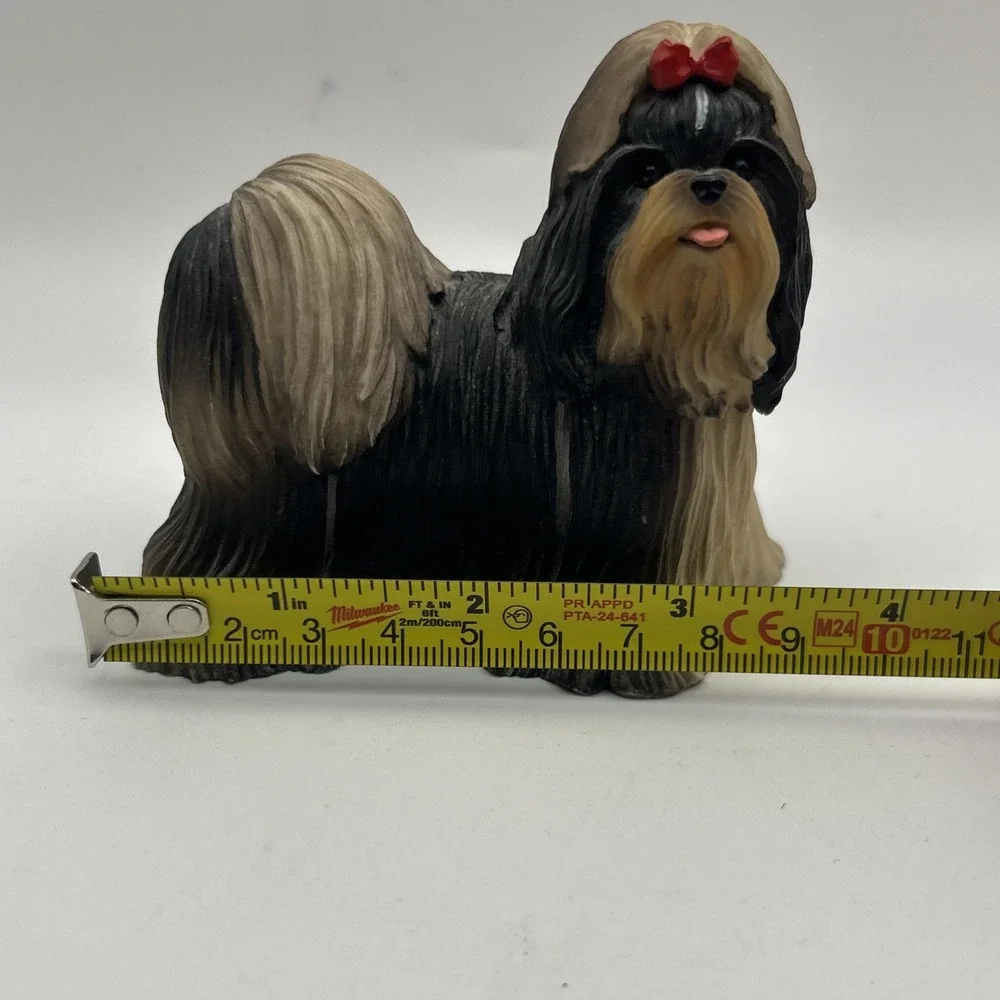 Stone Critters Shih Tzu Dog Figurine SC-1526 United Design Corp Resin‎